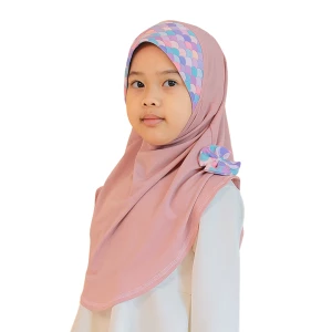 Tudung Mermaid (Pink)