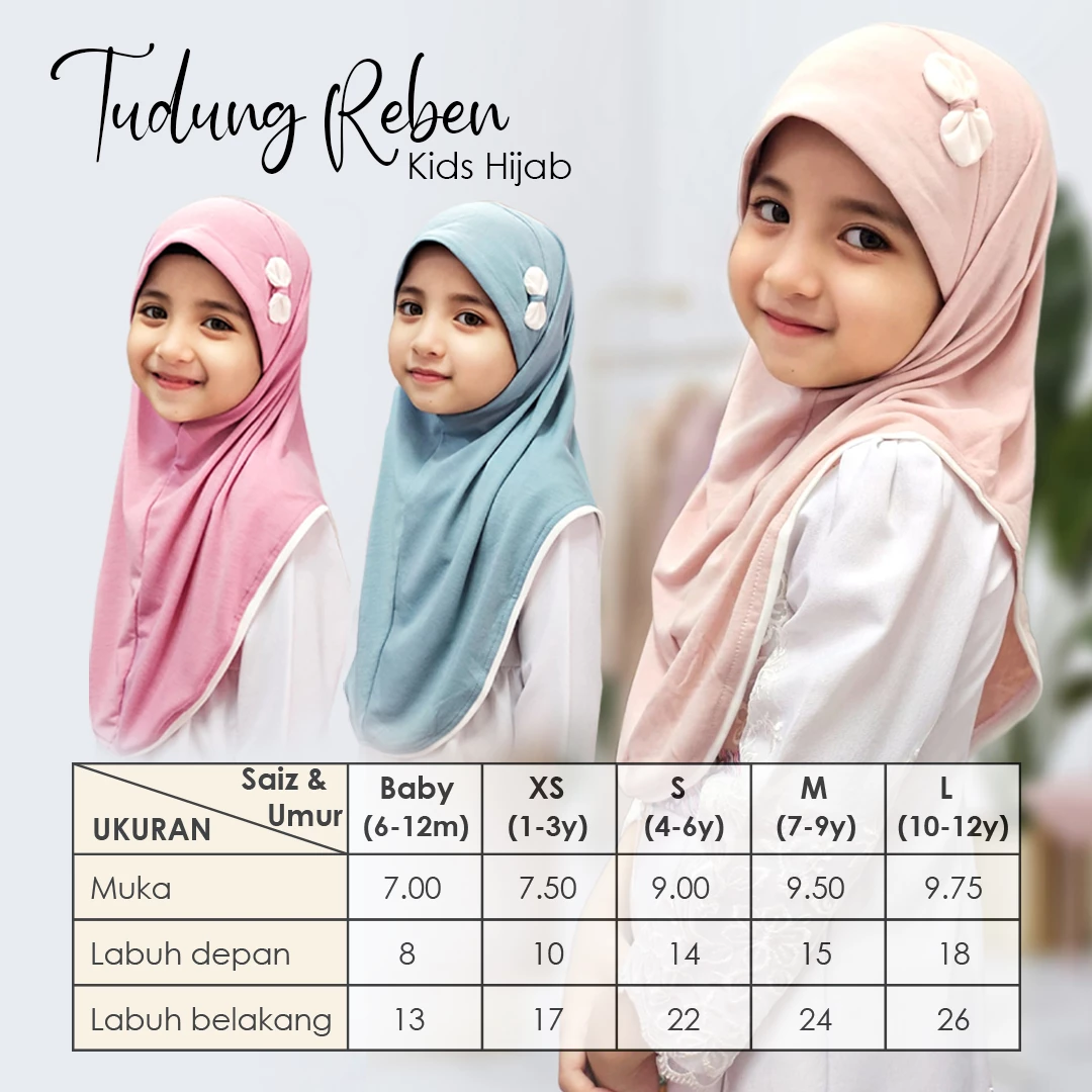 Tudung Reben (Mint)