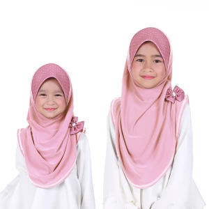 Tudung Polkadot (Pink)